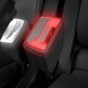斯柯达透明弹出按钮下方的多色LED灯以不同颜色发光