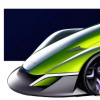 2032年可视化的迈凯轮Halo超级跑车
