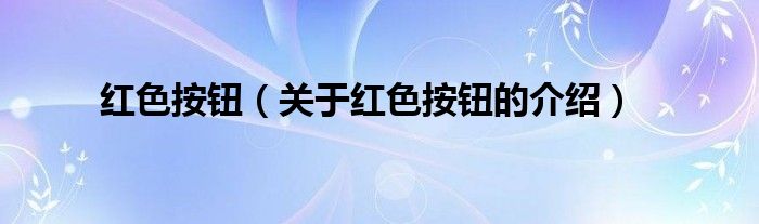 红色按钮（关于红色按钮的介绍）