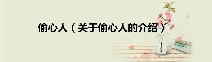 偷心人（关于偷心人的介绍）