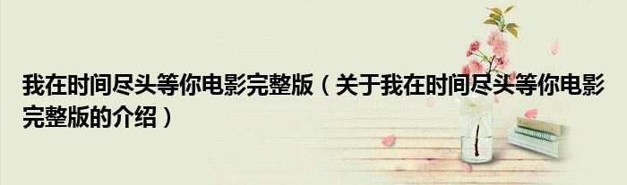 我在时间尽头等你电影完整版（关于我在时间尽头等你电影完整版的介绍）
