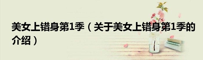 美女上错身第1季（关于美女上错身第1季的介绍）