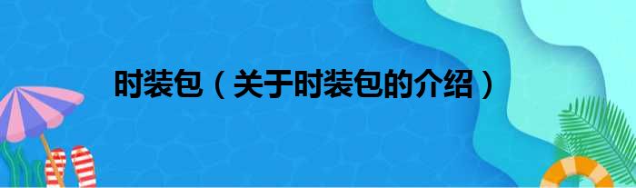 时装包（关于时装包的介绍）