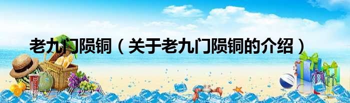 老九门陨铜（关于老九门陨铜的介绍）