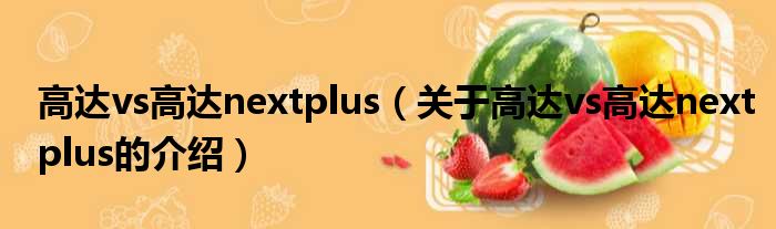 高达vs高达nextplus（关于高达vs高达nextplus的介绍）