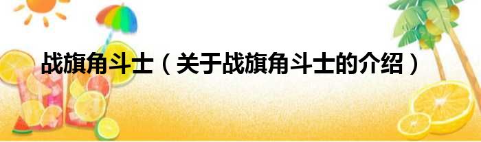 战旗角斗士（关于战旗角斗士的介绍）