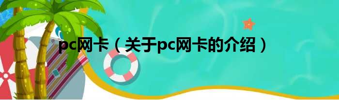pc网卡（关于pc网卡的介绍）