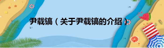 尹载镐（关于尹载镐的介绍）