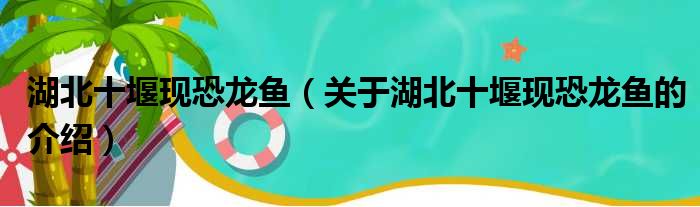 湖北十堰现恐龙鱼（关于湖北十堰现恐龙鱼的介绍）