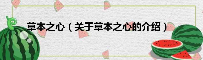 草本之心（关于草本之心的介绍）