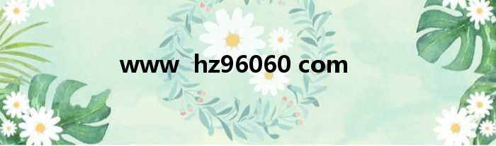 www  hz96060 com