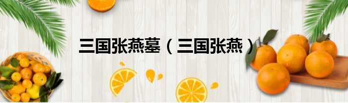 三国张燕墓（三国张燕）