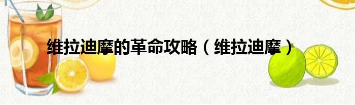 维拉迪摩的革命攻略（维拉迪摩）