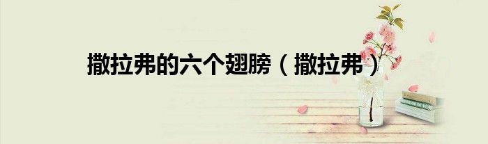撒拉弗的六个翅膀（撒拉弗）