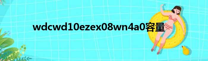 wdcwd10ezex08wn4a0容量