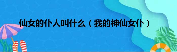 仙女的仆人叫什么（我的神仙女仆）