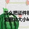 怎么把证件照缩小到20k（如何用画图工具改变图片大小kb）