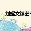 刘耀文综艺节目2022（刘耀文综艺节目）