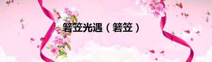 箬笠光遇（箬笠）