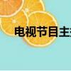 电视节目主持人讲话（电视节目主持人）