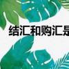 结汇和购汇是什么意思（结汇是什么意思）