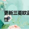更新三菱欧蓝德PHEV带来了快速充电的灵活性