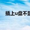 插上u盘不显示怎么办（插上u盘不显示）