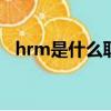 hrm是什么职位（hrm和hrd是什么职位）