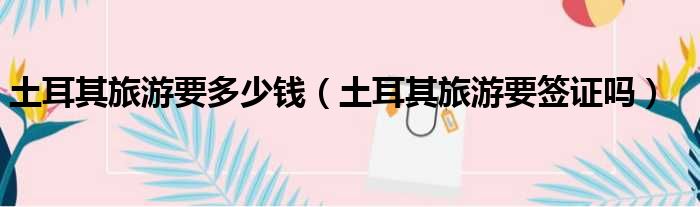 土耳其旅游要多少钱（土耳其旅游要签证吗）