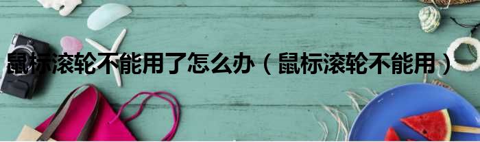 鼠标滚轮不能用了怎么办（鼠标滚轮不能用）