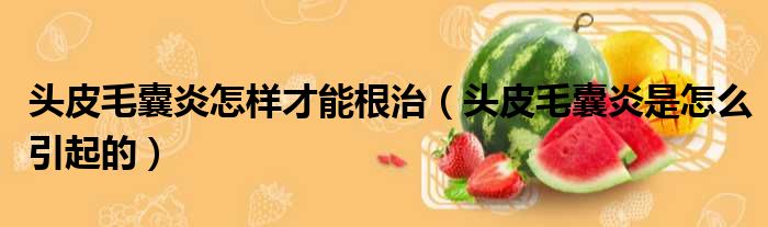 头皮毛囊炎怎样才能根治（头皮毛囊炎是怎么引起的）