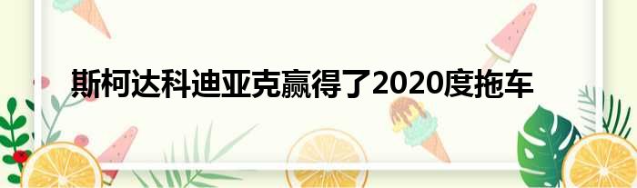 斯柯达科迪亚克赢得了2020度拖车