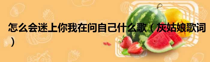 怎么会迷上你我在问自己什么歌（灰姑娘歌词）