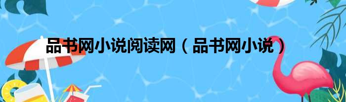 品书网小说阅读网（品书网小说）