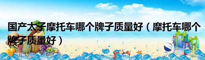 国产太子摩托车哪个牌子质量好（摩托车哪个牌子质量好）