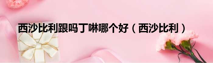 西沙比利跟吗丁啉哪个好（西沙比利）