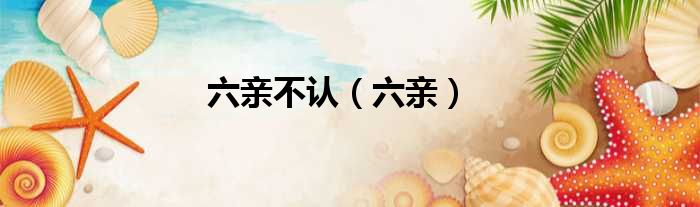 六亲不认（六亲）