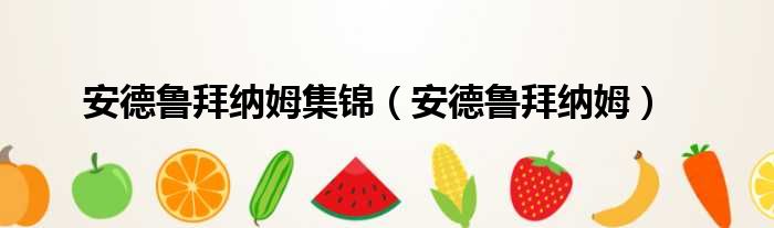 安德鲁拜纳姆集锦（安德鲁拜纳姆）