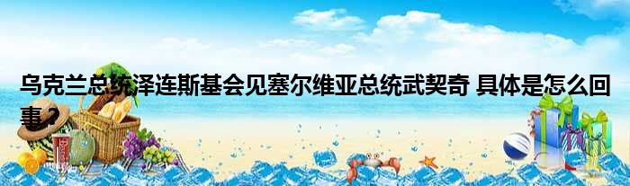 乌克兰总统泽连斯基会见塞尔维亚总统武契奇 具体是怎么回事？