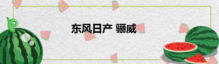 东风日产 骊威