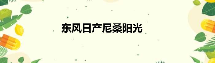 东风日产尼桑阳光