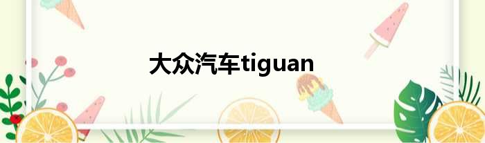 大众汽车tiguan