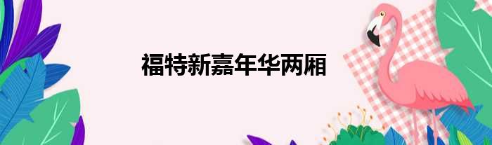 福特新嘉年华两厢