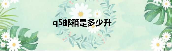 q5邮箱是多少升