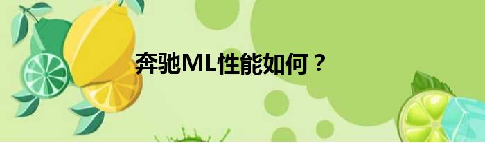 奔驰ML性能如何？