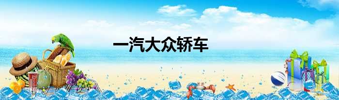 一汽大众轿车