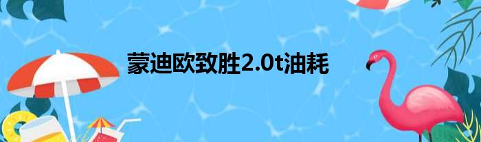 蒙迪欧致胜2.0t油耗