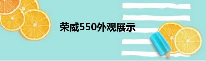 荣威550外观展示