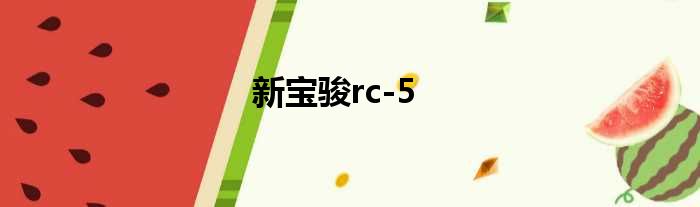 新宝骏rc-5