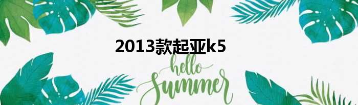 2013款起亚k5